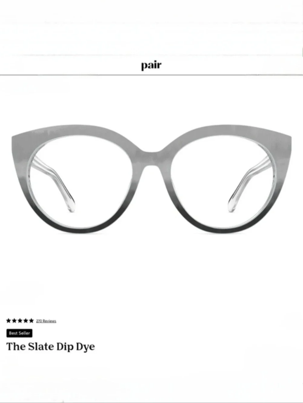 Pair Eyewear Zuri Style Magnetic Topper 
